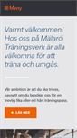 Mobile Screenshot of malarotraningsverk.se