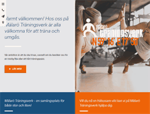 Tablet Screenshot of malarotraningsverk.se